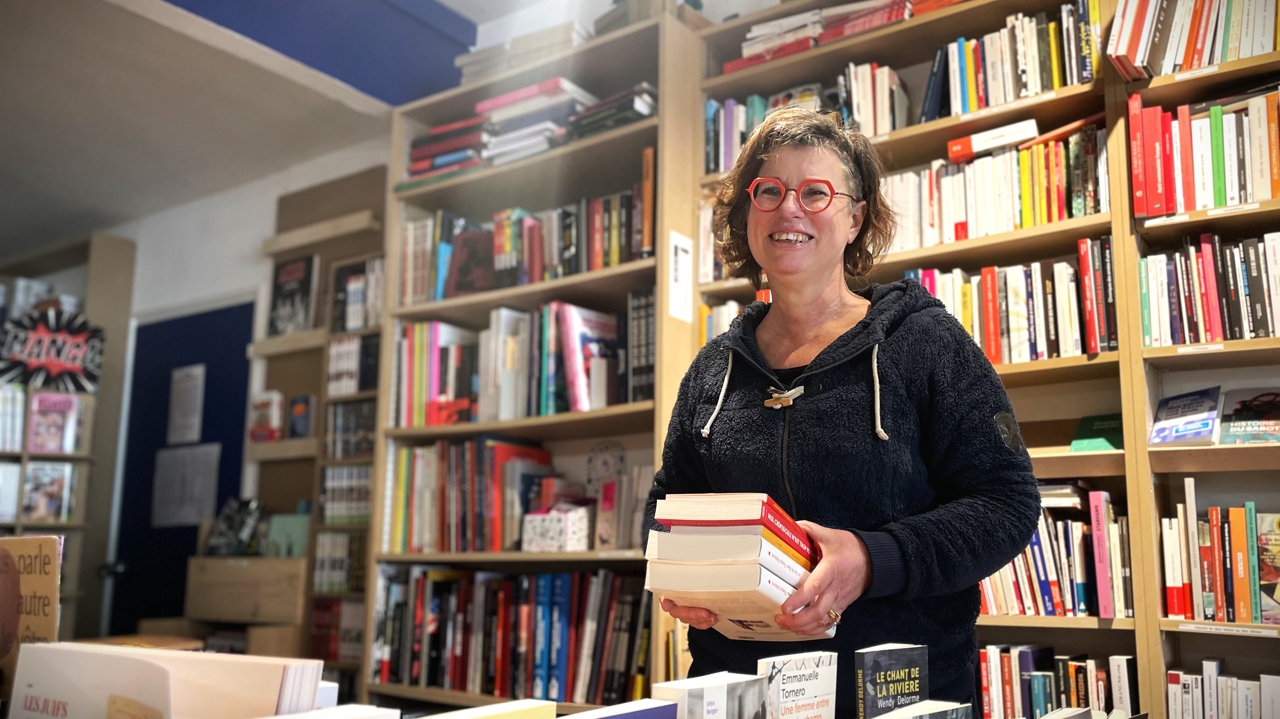 Independent bookstore L'Oiseau Vigie in Saint-Pierre-des-Corps defends "bibliodiversity"