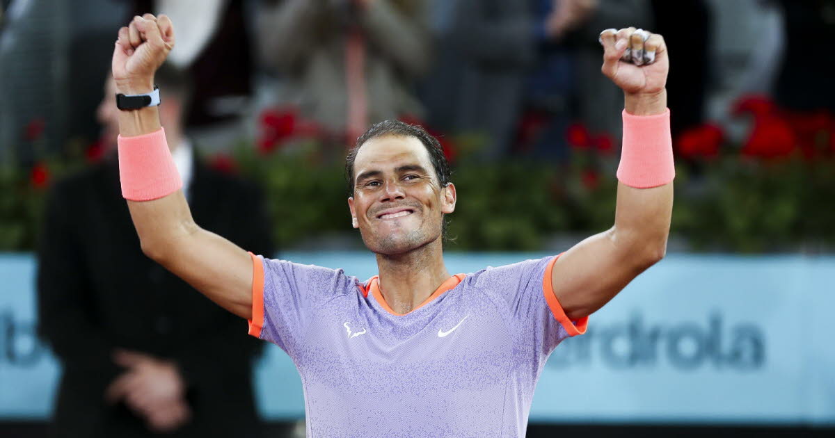 Tennis.  Madrid Masters 1000: Rafael Nadal continues to go from strength to strength